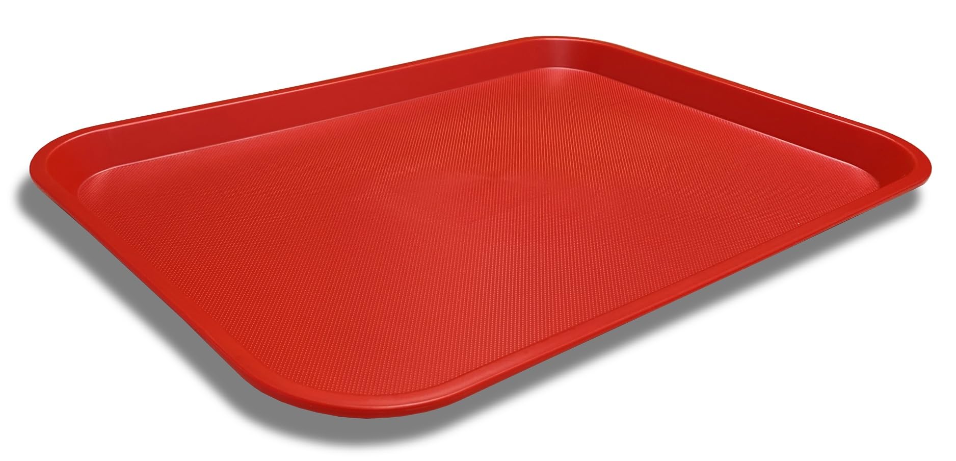 Large Commercial Fast Food Serving Takeaway Tray 530 x 370mm (Red)