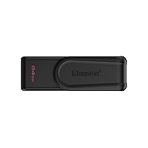 Kingston DataTraveler Exodia S Drive Flash USB – 64GB – USB 3.2 Gen 1 – USB Type A – Nero, Nero – DTXS, 64GB