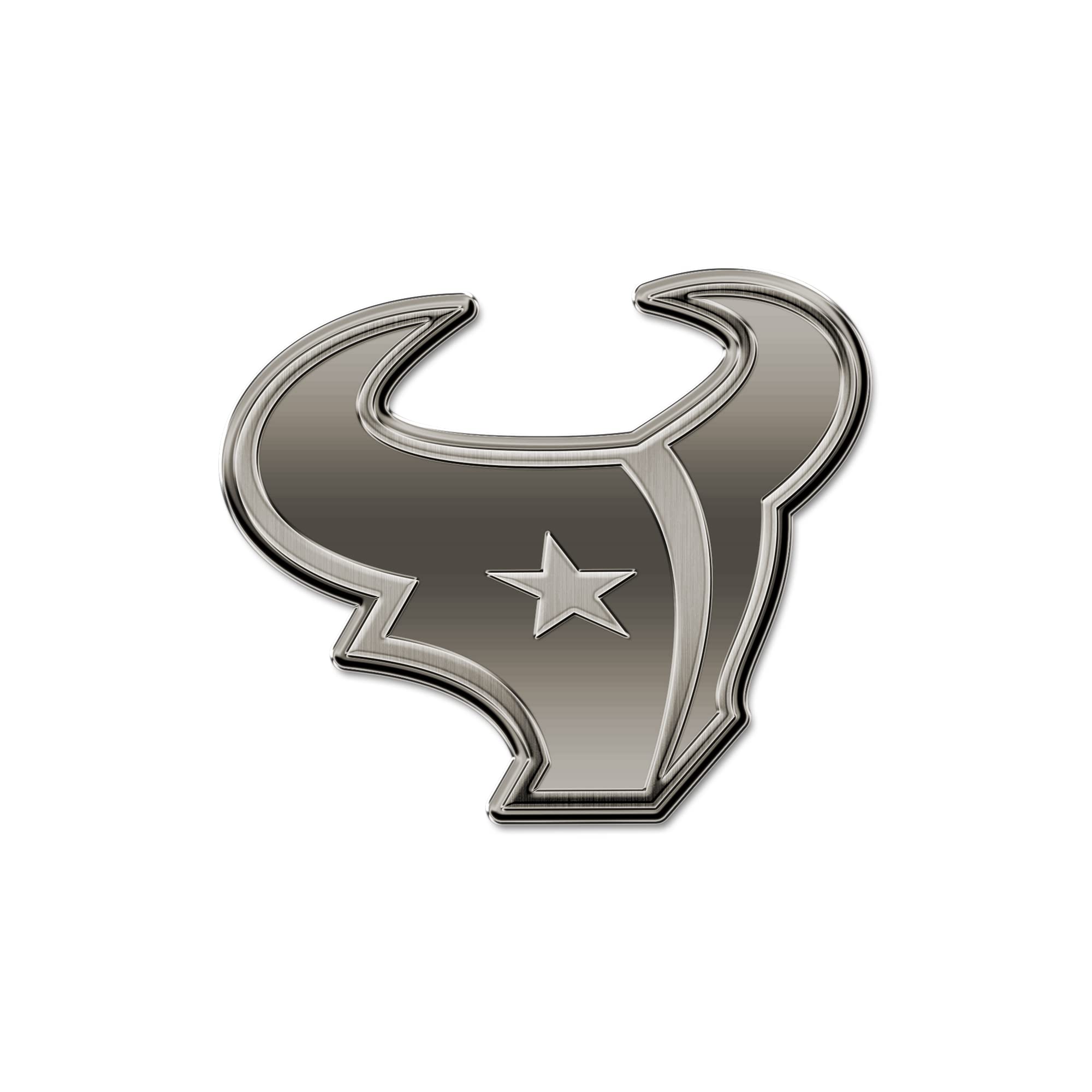 Rico Industries NFL Football Houston Texans Standard Antique Auto Emblem
