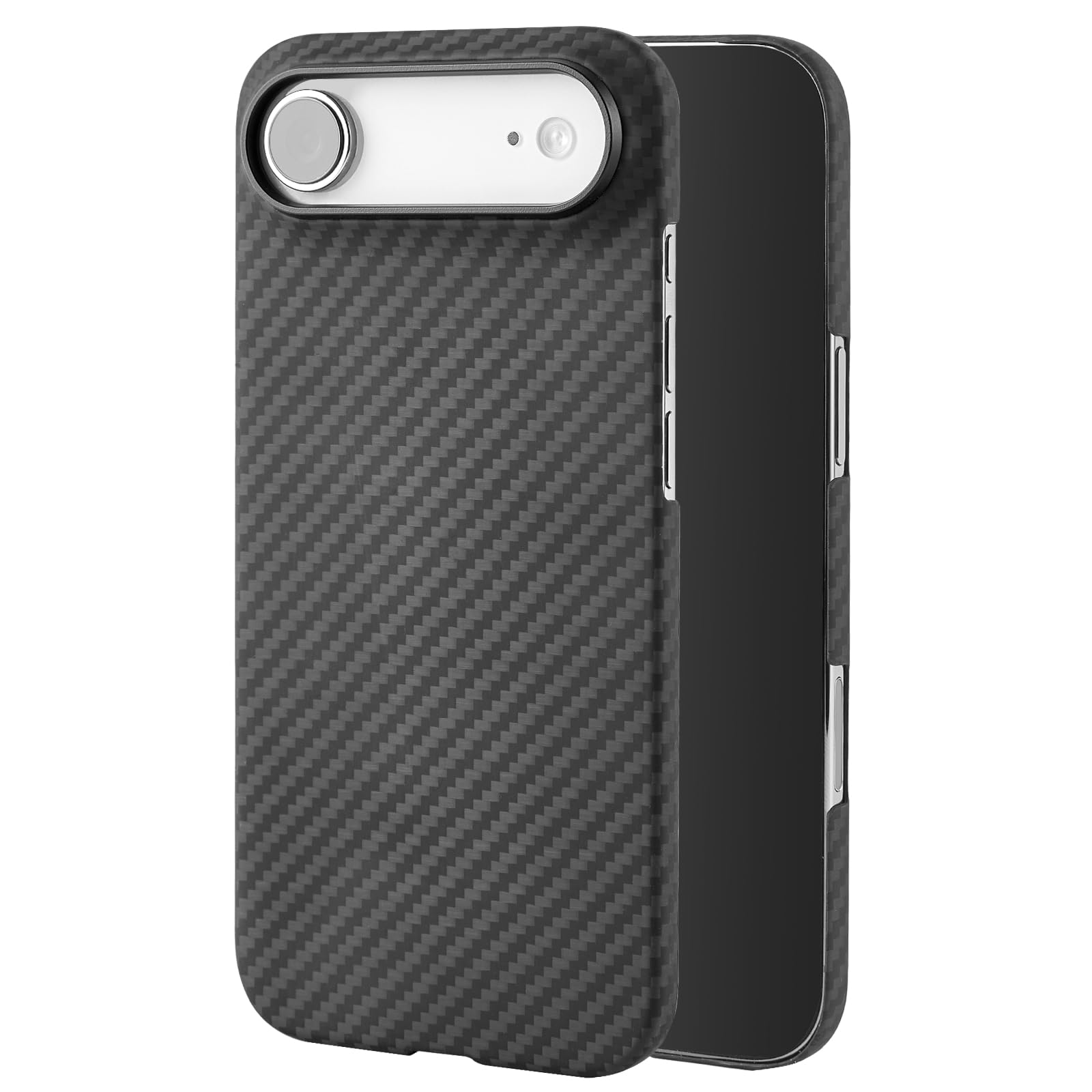 Photo 1 of Deff Duro Case for iPhone Air, 1500D Dupont Kevlar Aramid Fiber, 0.65mm Ultra Slim & 12g Lightweight Minimalist Cover, Magnet-Free Bare Phone Feel, Matte Black