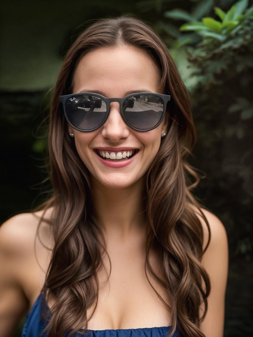 Trendy Vintage Round Polarized Sunglasses UV400 Protection — Classic Retro Designer Style Metal Eyewear - Image 2