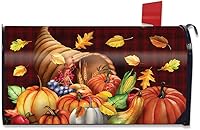 Vista 8 de Briarwood Lane Funda para buzón de otoño Be Grateful