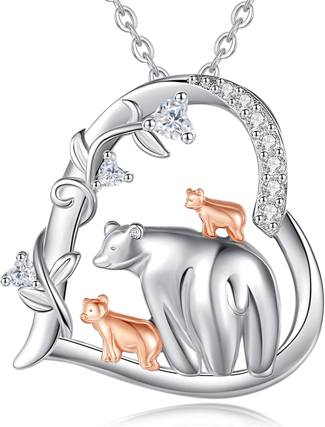 Vito 925 Sterling Silver Tree of Life Necklace for Women, Mother Tree Pendant for Mom Mother Necklace Mother's Day Jewelry Gift for Wife Grandma, 18/22 Inch Chain