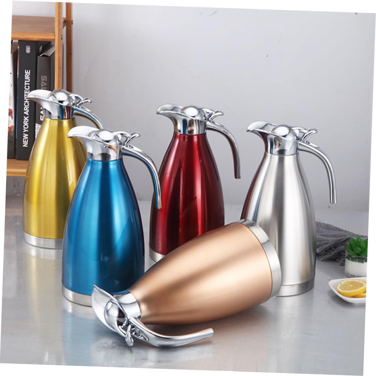 ABOOFAN for Hot Drinks Vacuum Pot Insulated Water Bottle Stainless Steel Jug Leak Design