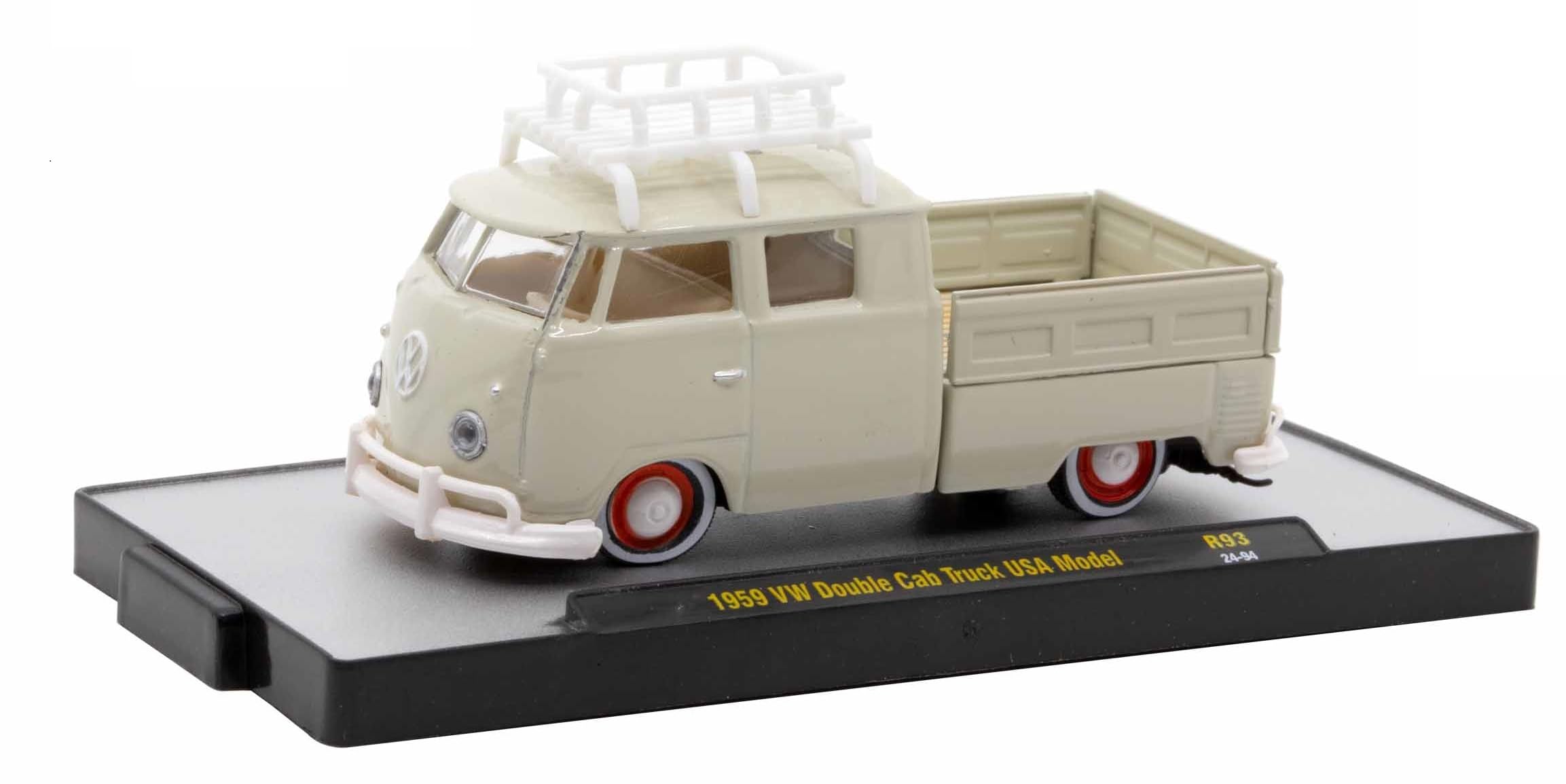 Collectibles M2 Machines AutoThentics 1/64 Scale Diecast 32500-93 24-94 1959 V-Dub Double Cab Truck USA Model Pickup Truck