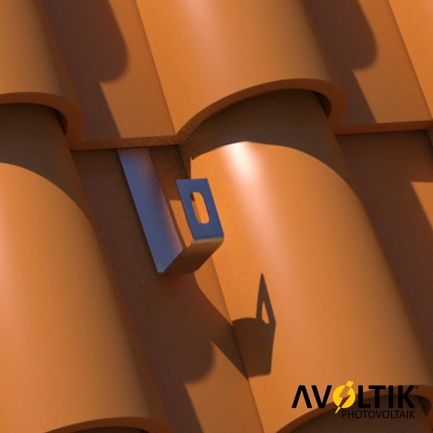 Avoltik Crochets Toit Photovoltaïque - Lot De 10 En Acier Inoxydable 1.4301 - Pour Tuiles Et Ardoises