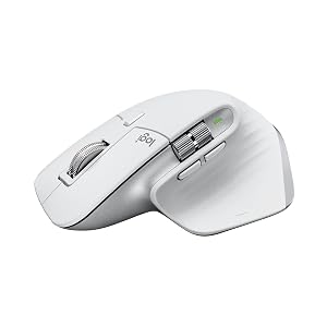 Logitech MX Master 3S for Mac - Wireless Bluetooth Mouse with Ultra-Fast Scrolling Ergo 8K DPI Quiet Clicks