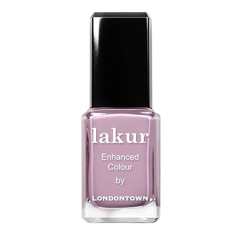 Miniatura 15 de LONDONTOWN Esmalte de uñas brillante rosa polvoriento, Bell Flower lakur, esmalte de uñas vegano resistente a las astillas, 0.40 onzas líquidas Té