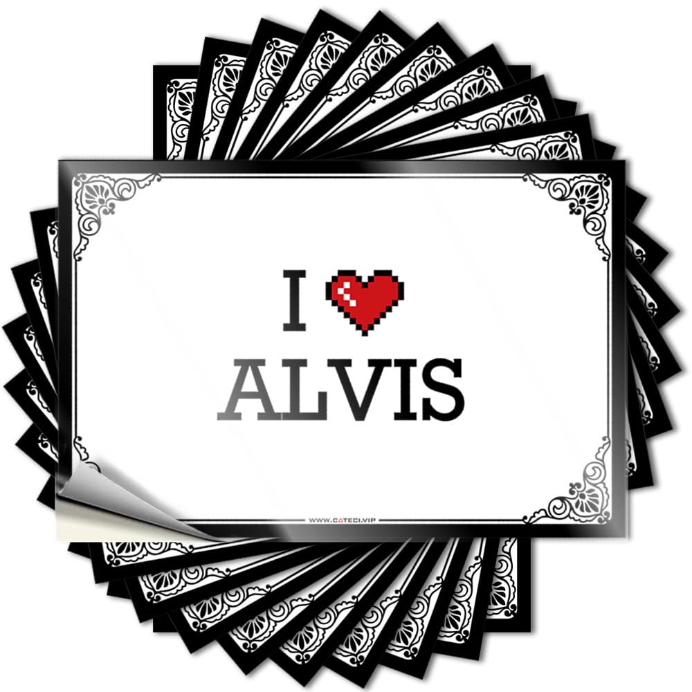 Books Sticker Bottle | I Love Alvis Tiny Travel Sticker Pack(8X12CM)