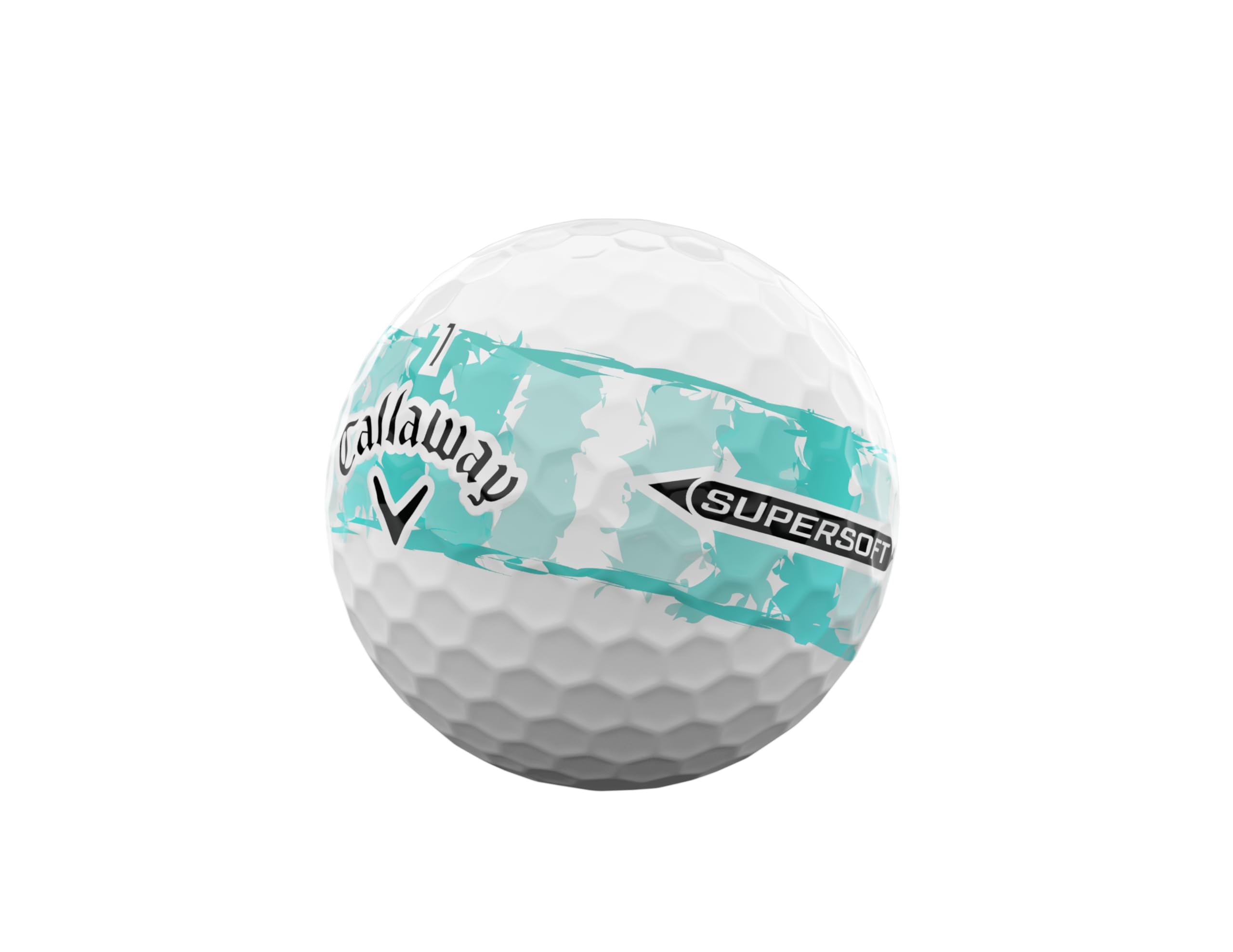 Callaway CG Supersoft 25 Golf Balls Teal 12 Pack