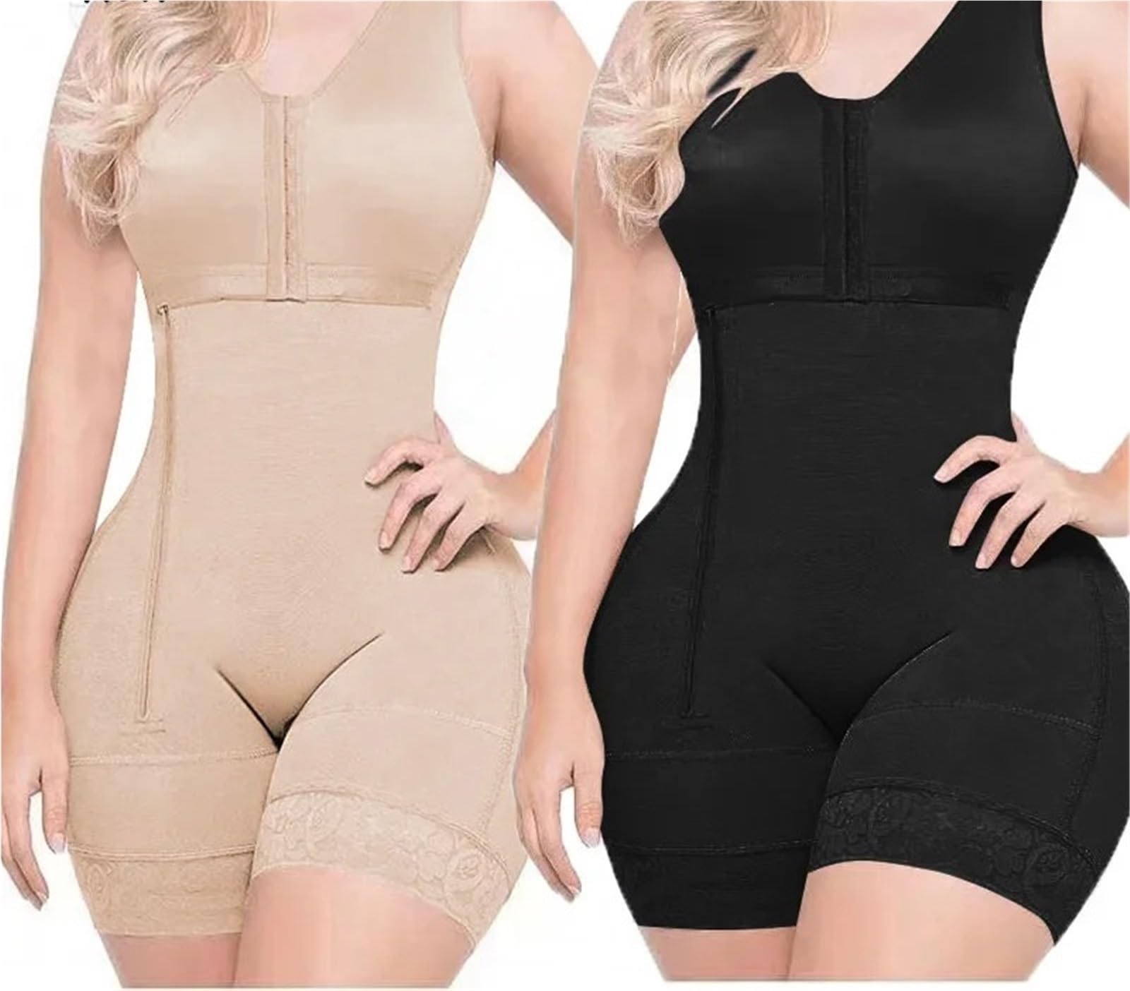 Ropa Moldeadora con Control de Barriga for Mujer, Body Moldeador Cremallera Lateral, corsé, Top, Ropa Interior Ajustada posparto