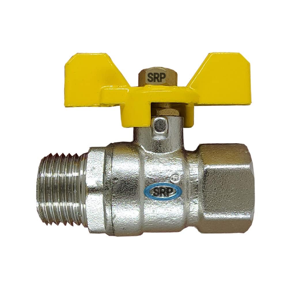 SRP Male Female Butterfly Handle High Pressor Full Port Shut-off Ball Valves (1/2" MxF)-image-25
