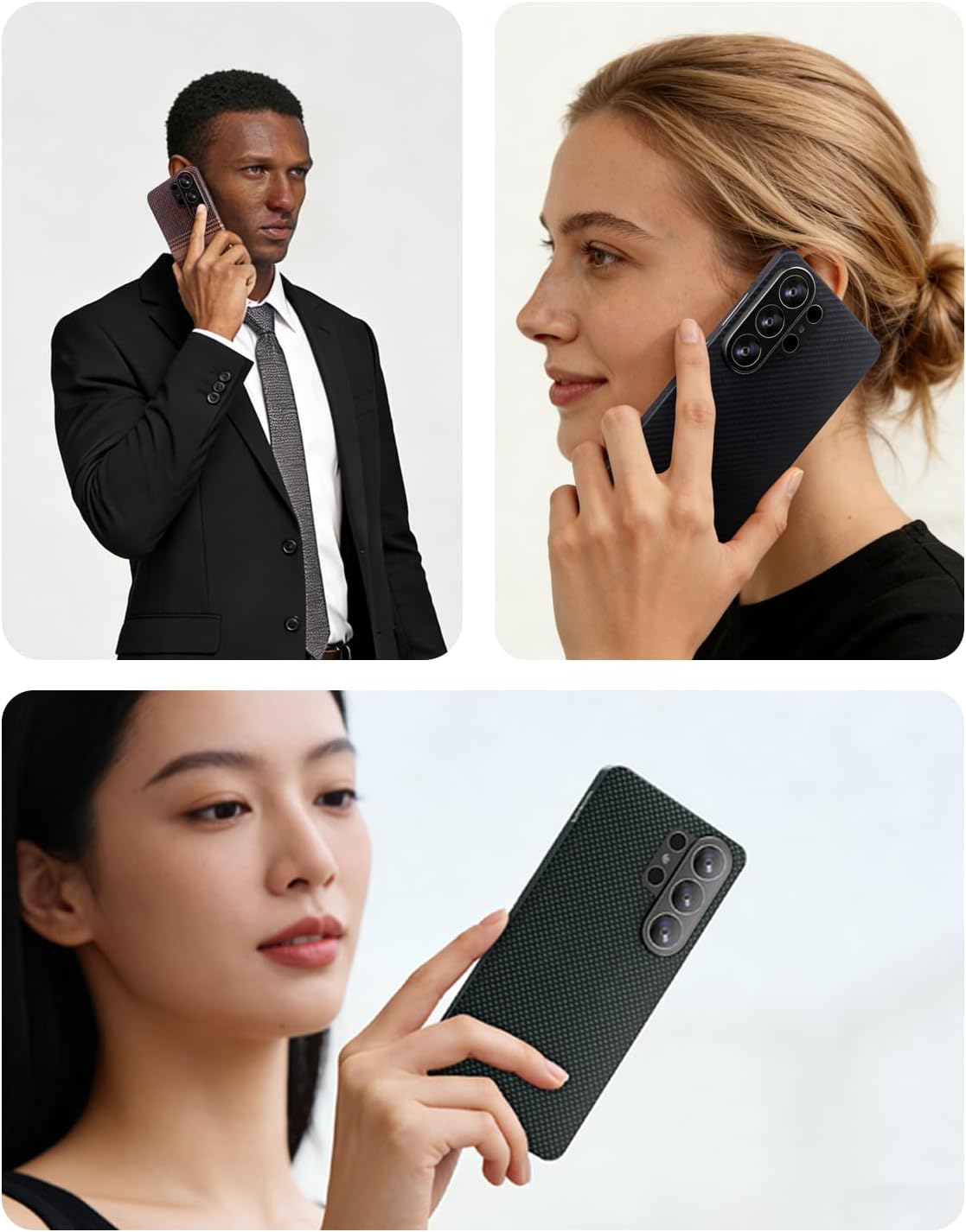 for Samsung Galaxy S26 Ultra, [Magnetic Compatible] [Aramid Fiber] 600D Ultra Thin & Lightweight Woven Case, Minimalist & Caseless Feeling (Black)