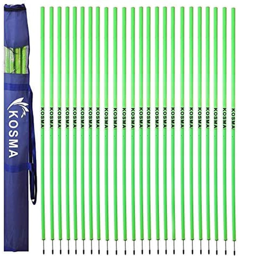 Kosma bâtons de Slalom Jeunesse Unisexe, Vert, 5ft