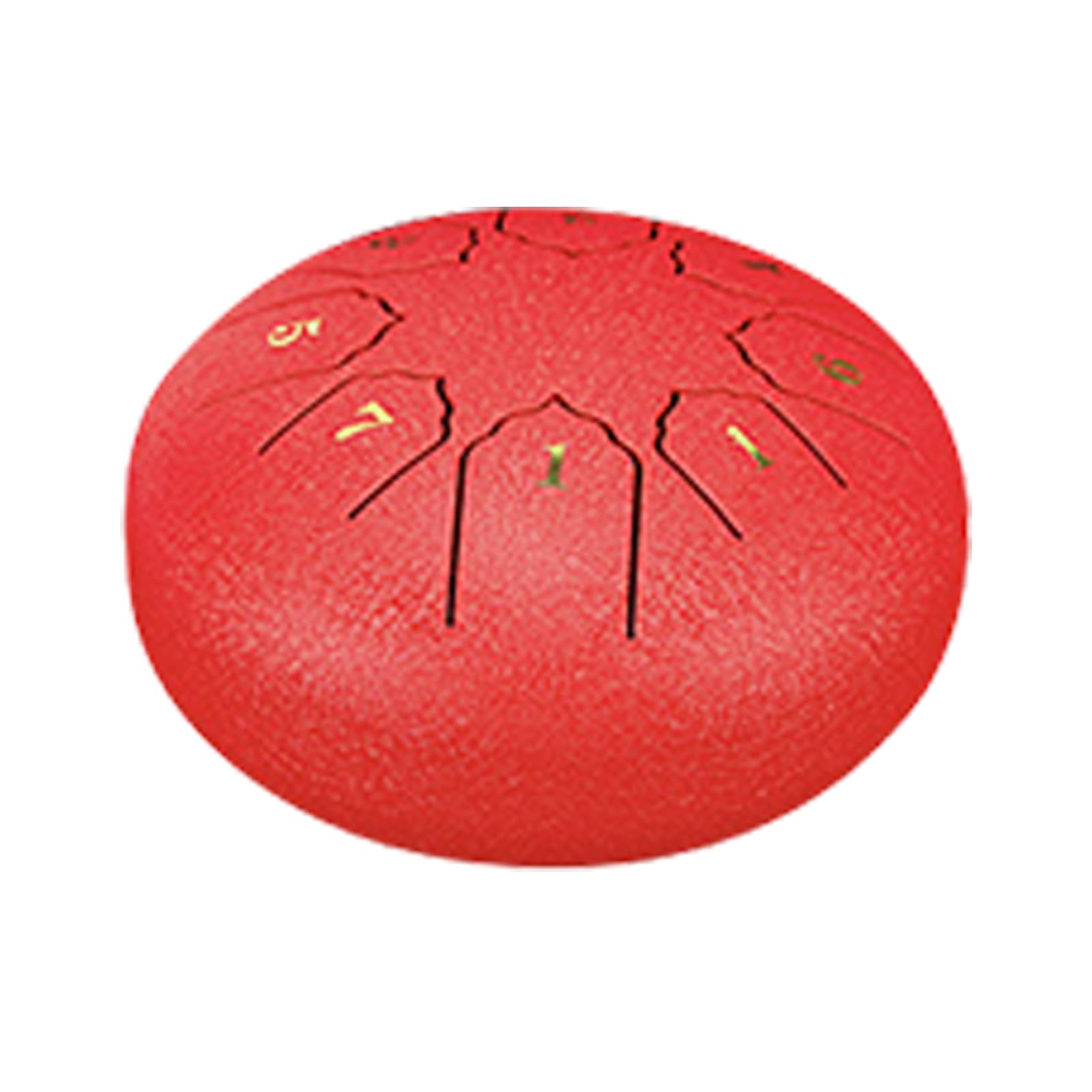 Tambor de lengua de acero de 6 pulgadas, tambor de mano de 8 tonos con baquetas, bolsa de instrumentos de percusión para yoga