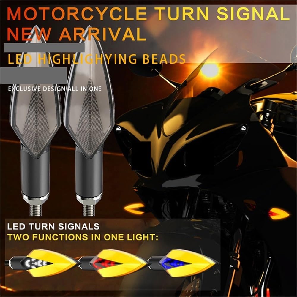Moto Luce Posteriore Luce Di Direzione Per Moto, Frecce Direzionali, Segnalazione Per, Anteriore E Posteriore, Stop