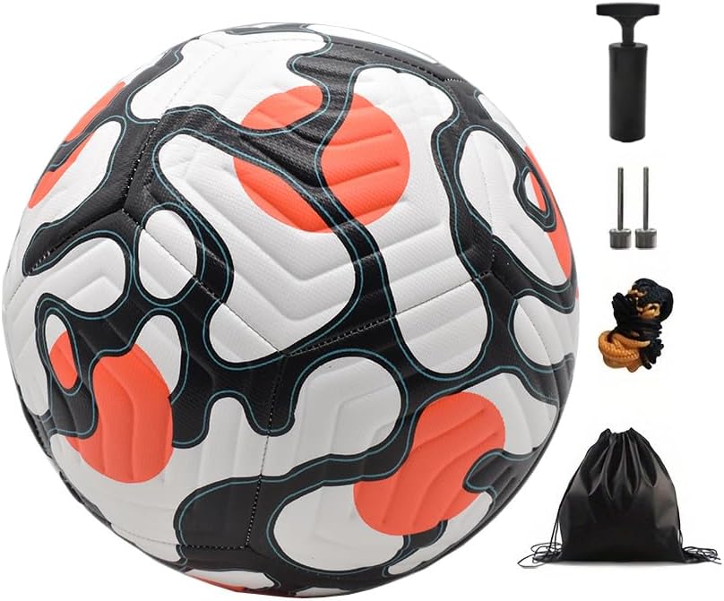 Miniatura 1 de Balón de fútbol tamaño 5 con aguja de bomba PU cuero fútbol