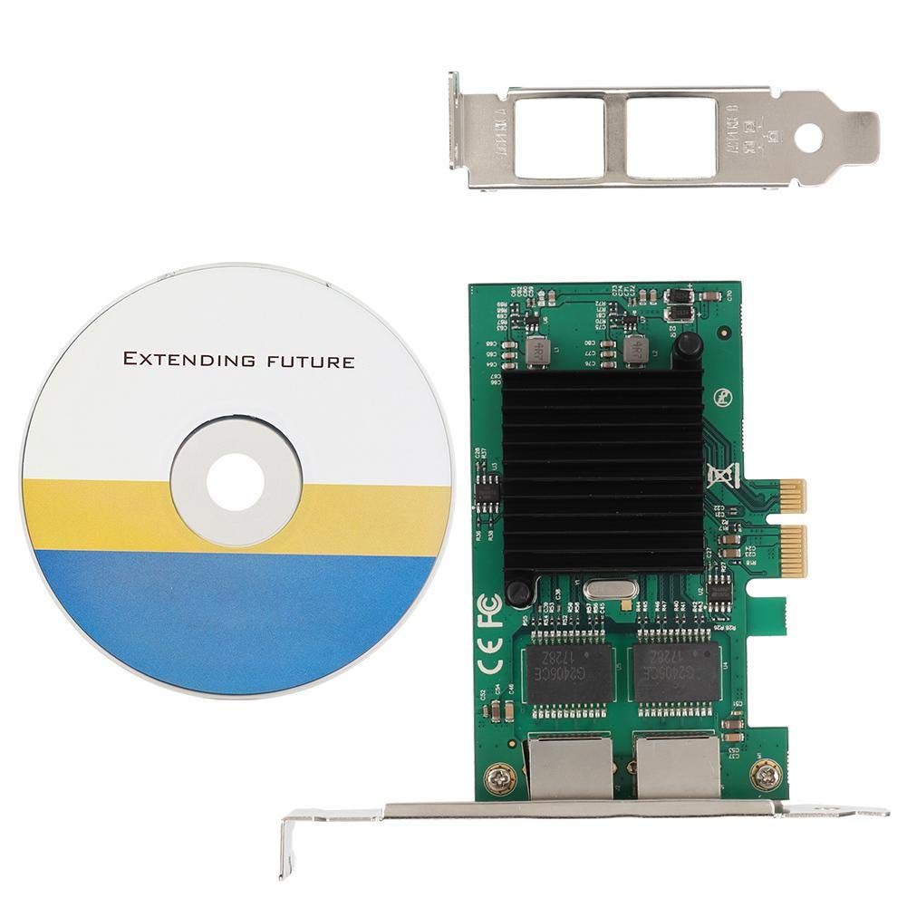 Mini Carte réseau sans Fil 10/100 / 1 000 Mbits/s, Carte réseau Gigabit Ethernet à Double Port, Carte Adaptateur réseau 2.1 PCI-E x1 pour Freebsd/Linux/VMWare ESXi 7