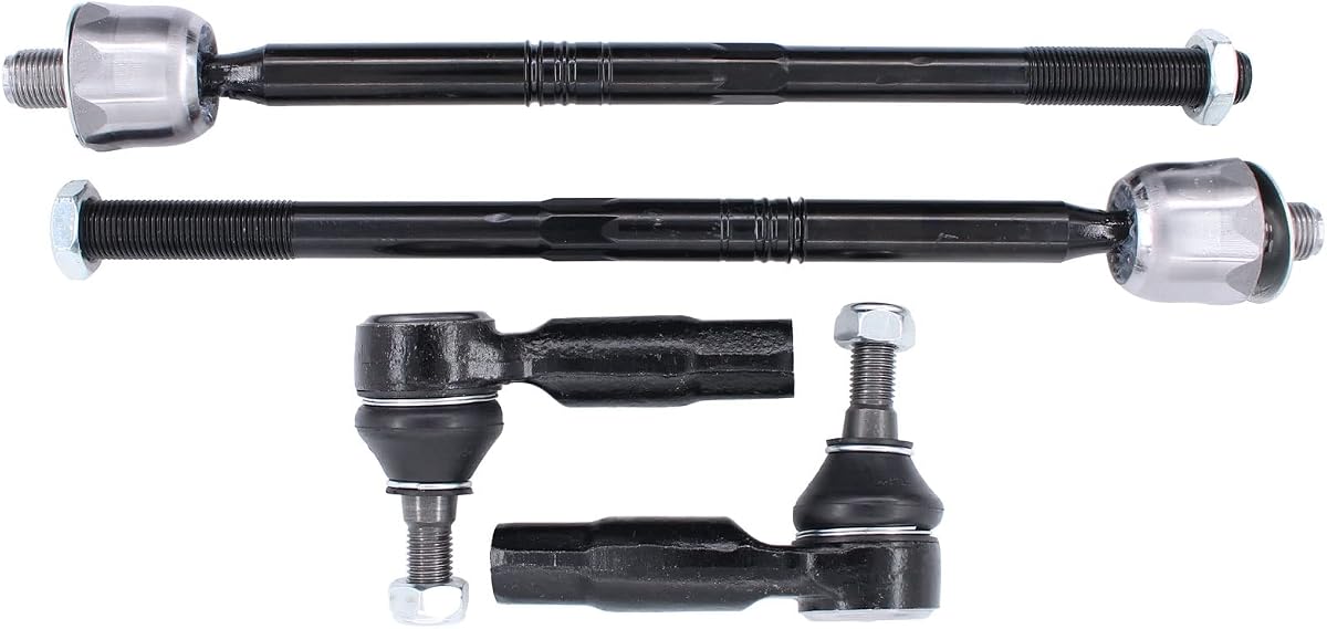 Extremo de la varilla de amarre de la dirección delantera interior y exterior izquierda derecha | para Audi A3 Q3 S3 VW CC Golf Eos GTI Jetta Passat Rabbit 2006-2019