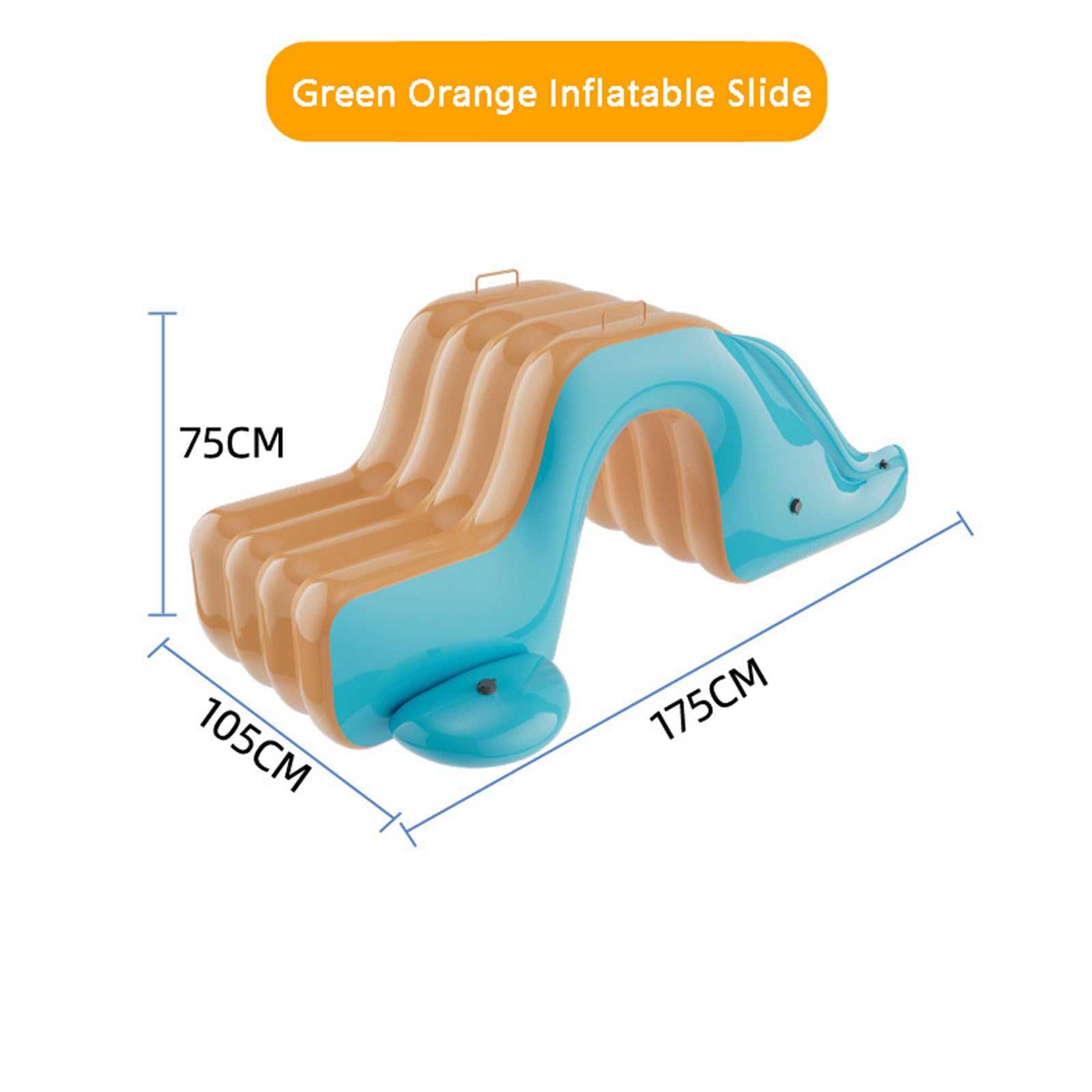 Piscina Infantil Hinchable 250 * 140 * 52CM,Piscina Familiar de jardín con Parasol y tobogán,Piscina Inflable Plegable 3 Capas Material de PVC Engrosado,para Jardines,Parques,Balcones
