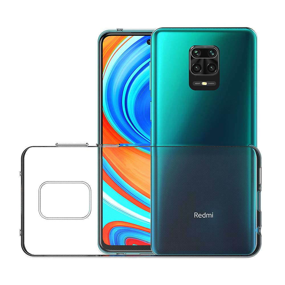 AICEK Cover Compatible Xiaomi Redmi Note 9S, Cover Motorola Redmi Note 9 Pro Silicone Case Molle di TPU Trasparente Sottile Custodia per Xiaomi Redmi Note 9 Max (6.67 Pollici