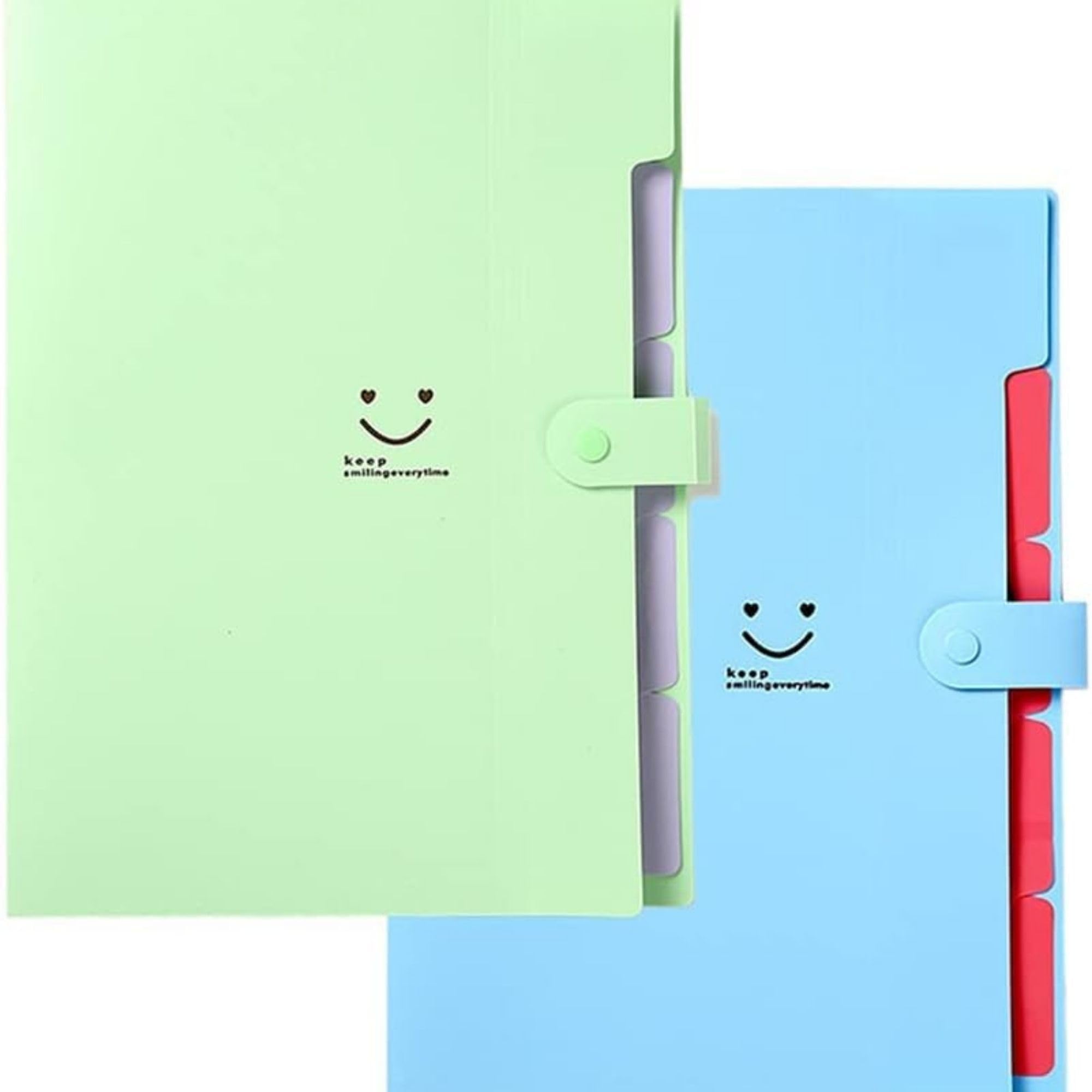 Corslet 2 portadocumenti formato A4, con 5 tasche, portadocumenti con 4 scomparti, organizer per carta, ufficio, scuola, portadocumenti, con etichette, file manager