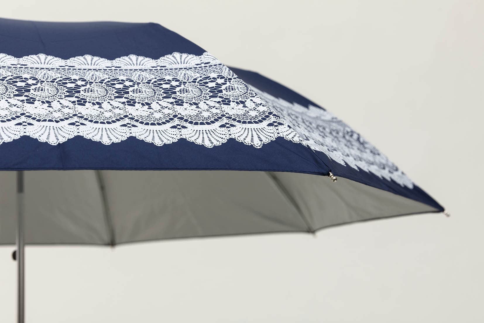 Amazon.co.jp: Waterfront 折りたたみ傘 日傘兼用雨傘 裾レース