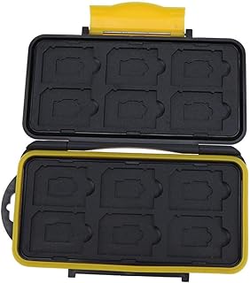 Slots Memory Card Case Multi-Grid Waterproof Memory Card Case Micro SD Card Holder 12SD+12TF Protector Storage Box for SD/SDHC/SDXC/TF/Micro SD Water-Resistant Card Case