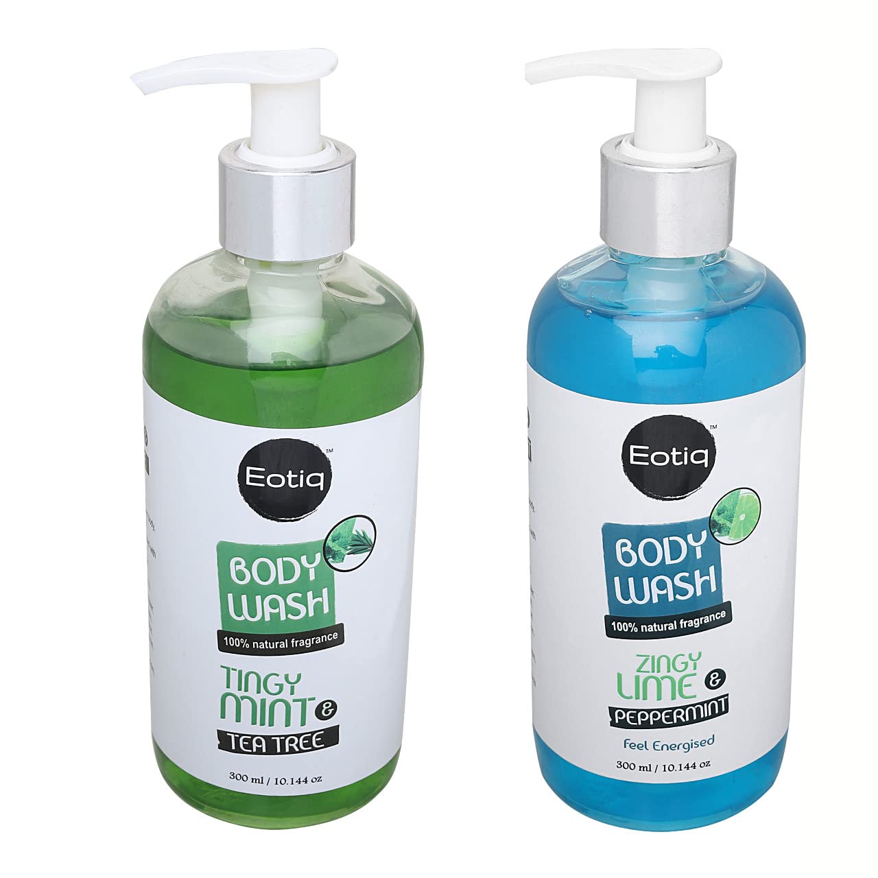 Eotiq Zingy Lime Body Wash (300Ml), Tingy Mint Body Wash (300Ml)