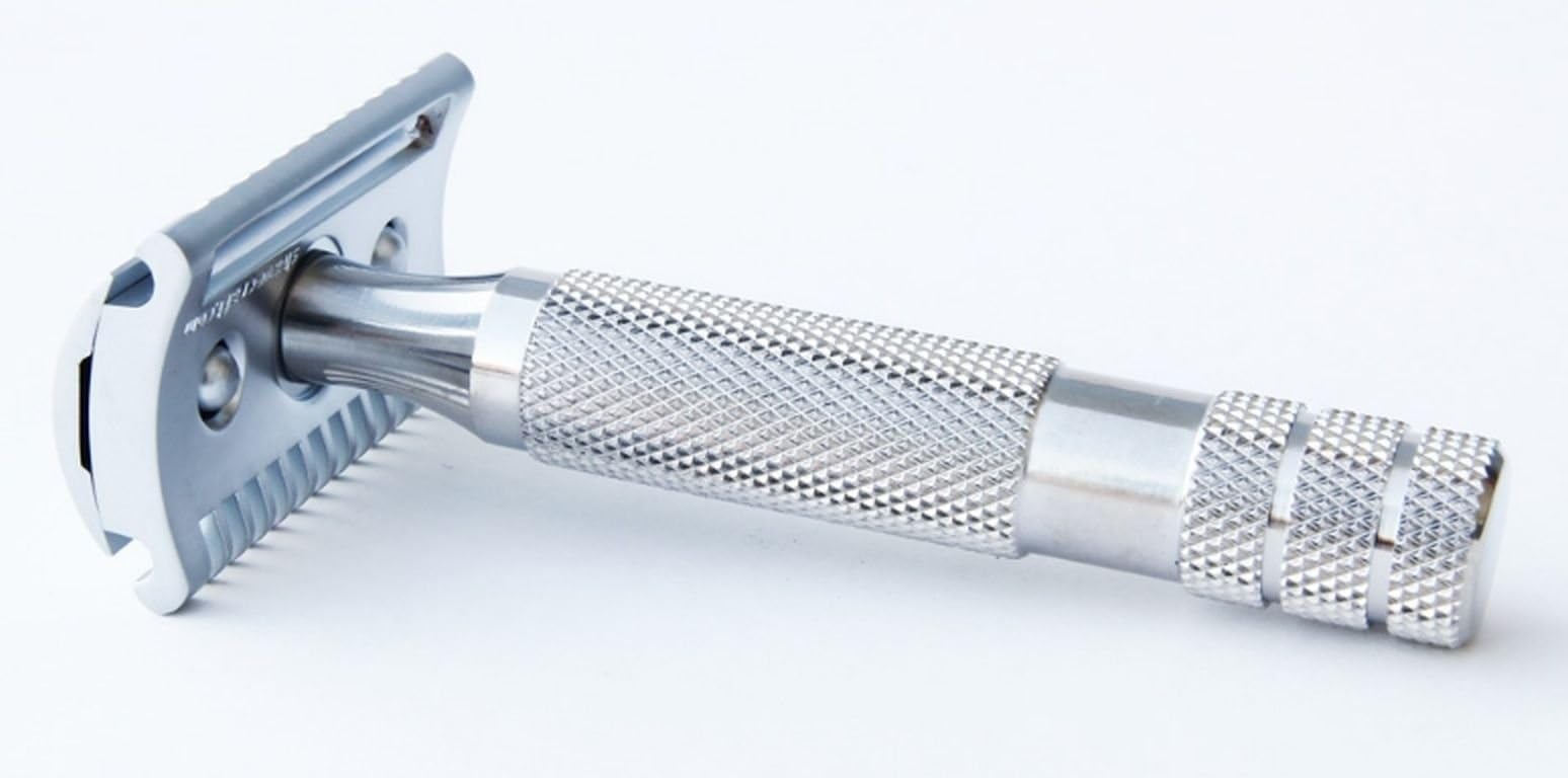 iKon ShaveCraft #101 DE Safety Razor with 80mm Bulldog Handle