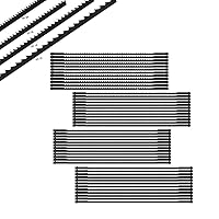 Vista 1 de JTEX Hoja de sierra de desplazamiento surtido de extremos de pasador de 5 pulgadas, paquete de 48, repuesto para Wen 3921, Delta, Ryobi, Dremel