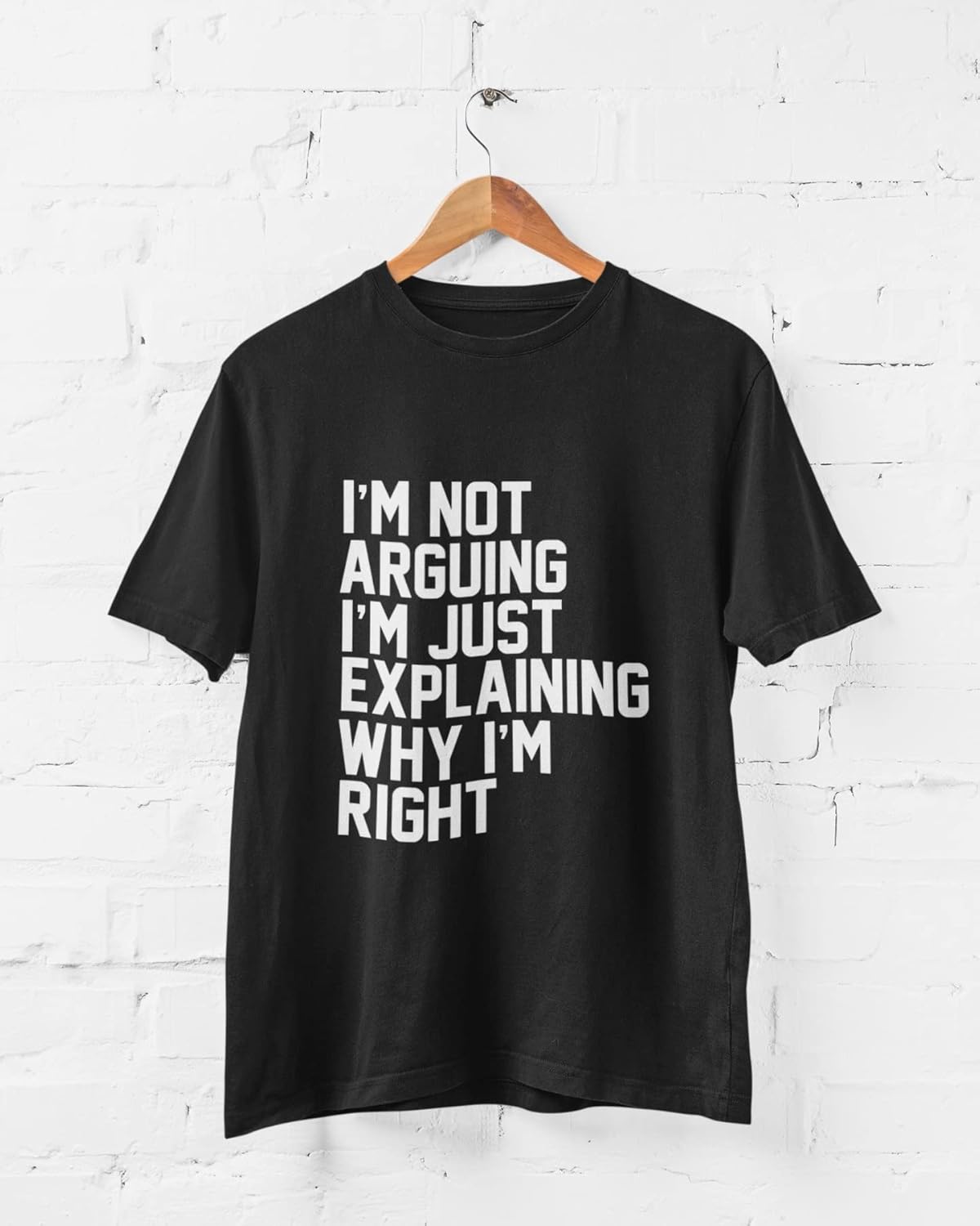 Funny TShirt I'm Not Arguing I'm Just Explaining Why I'm Right Men's
