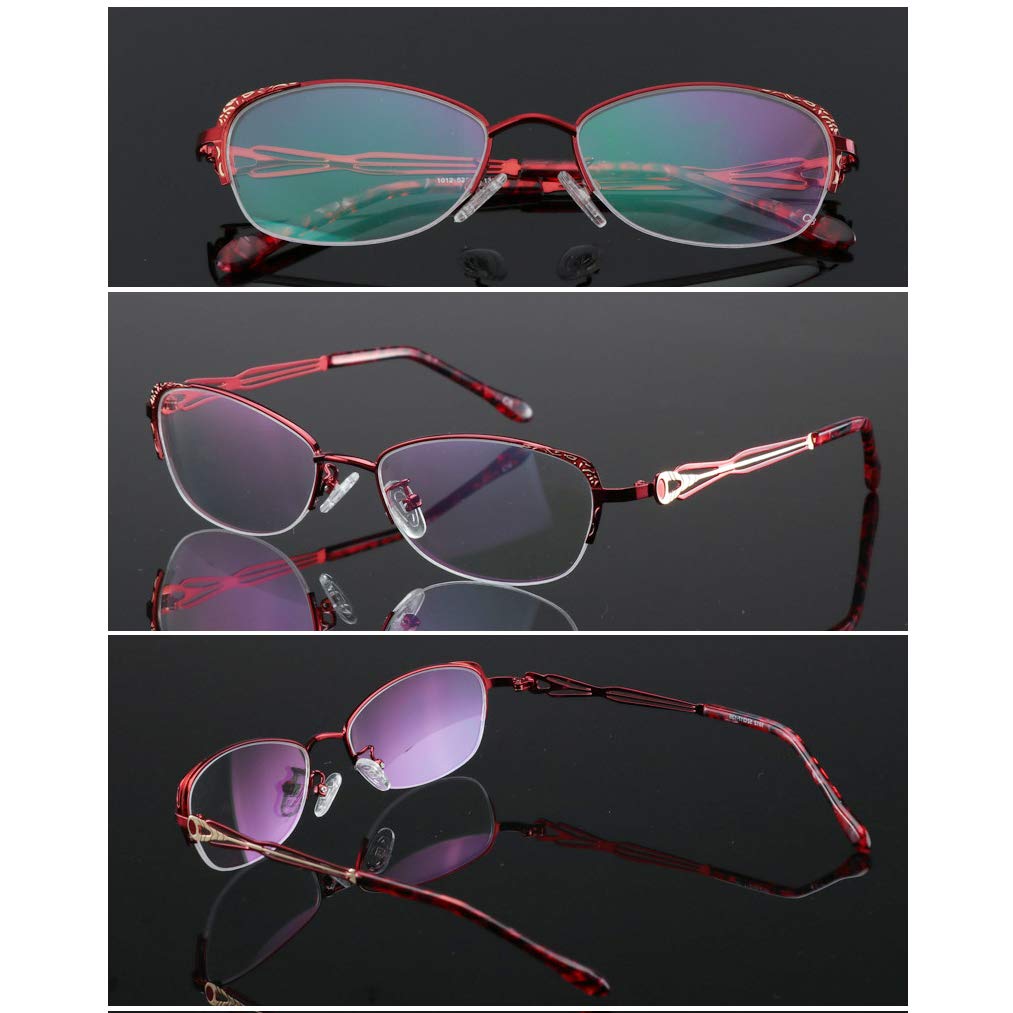 Damenmode Elegante photochrome Lesebrille Dunkelgraue Sonnenbrille mit Metallrahmen Anti-Ermüdungs-Komfort-Brille aus asphärischem Harz mit UV-Schutz