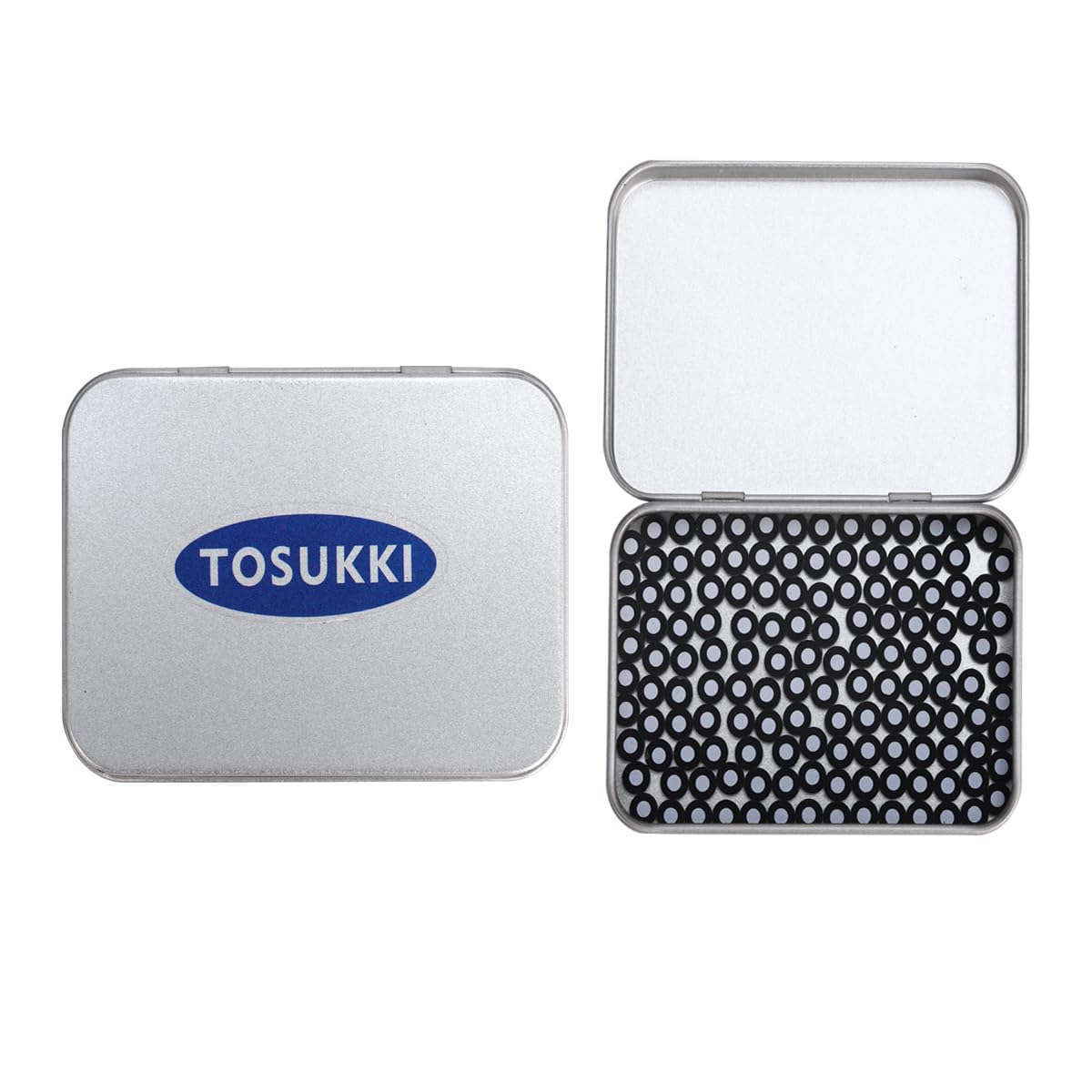 TOSUKKI 3mm Magnetic Positioning Targets with Black Contour for 3D Scaner,3D scanning Markers/Dots/Stickers?Reference Point Markers/Reflection Markers/for 3D Scaning and Optical Tracking