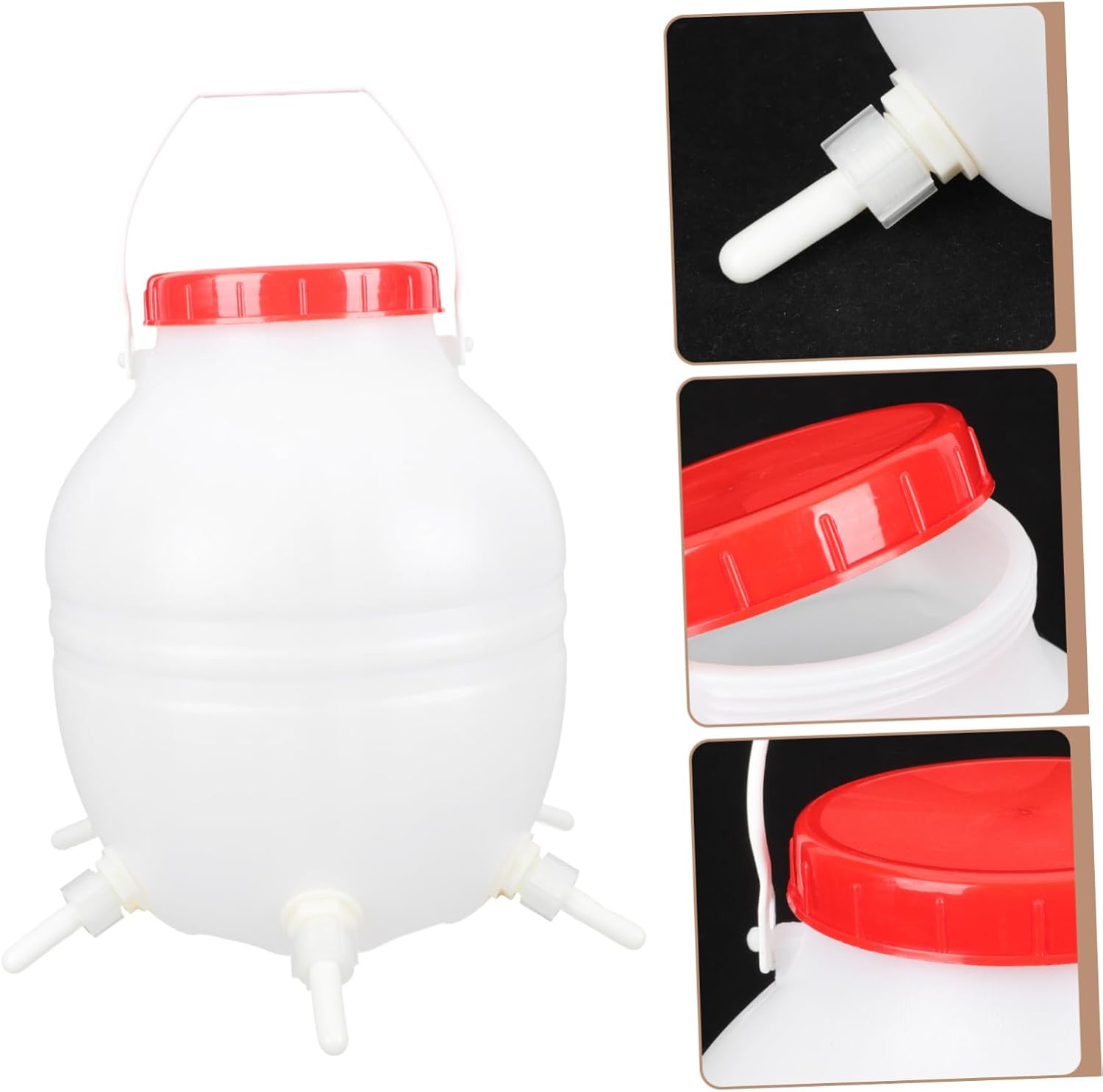 1set Lamb Milk Feeder Bottle Silicone Nipples Automatic Nursing Bucket for Livestock Feeding for Piglets and Lambs Easy to Use and Clean