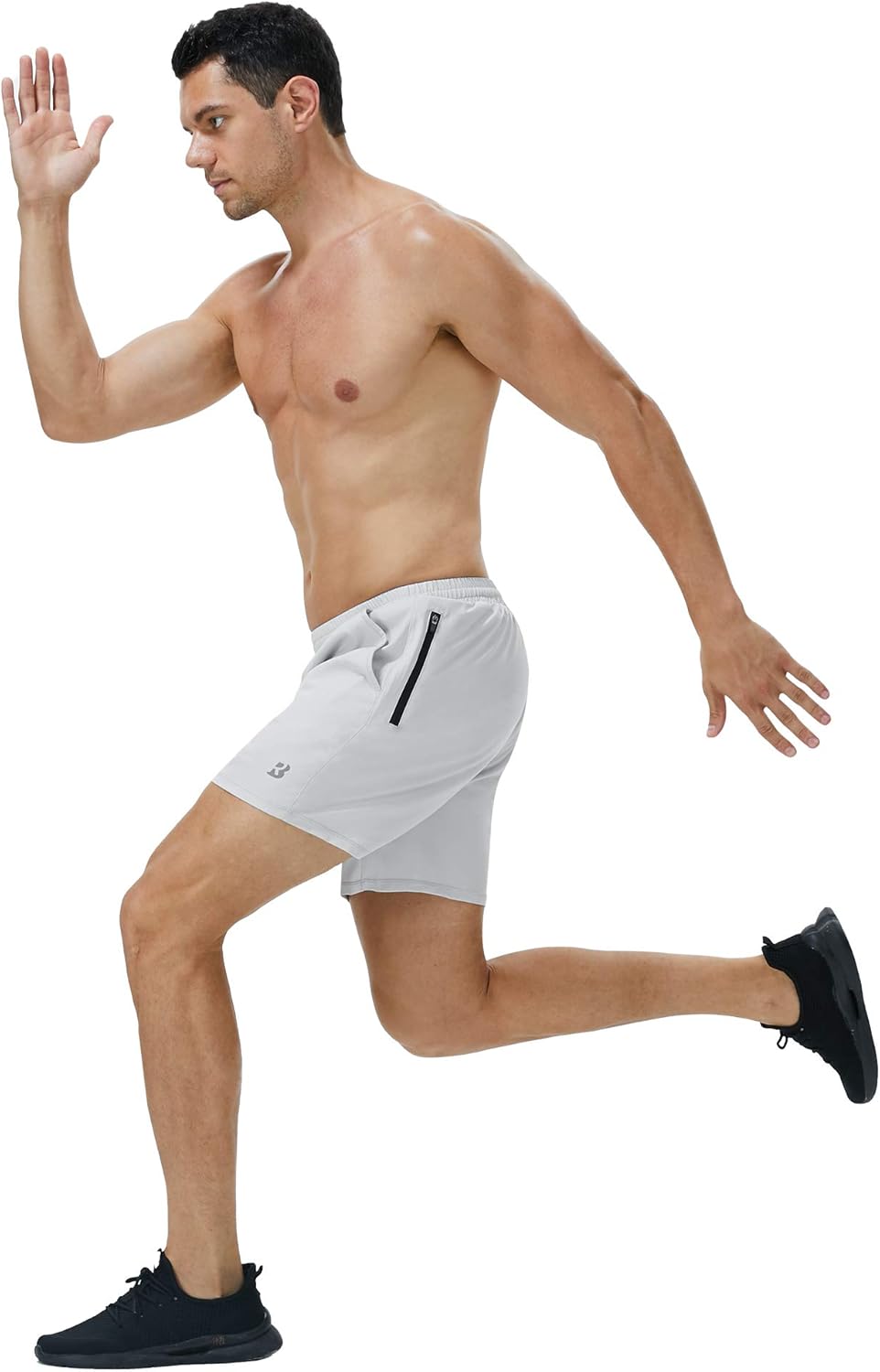 Roadbox Men's 5 Inch Running Athletic Quick Dry Shorts with Pockets for Workout Gym Exercise - Image 4