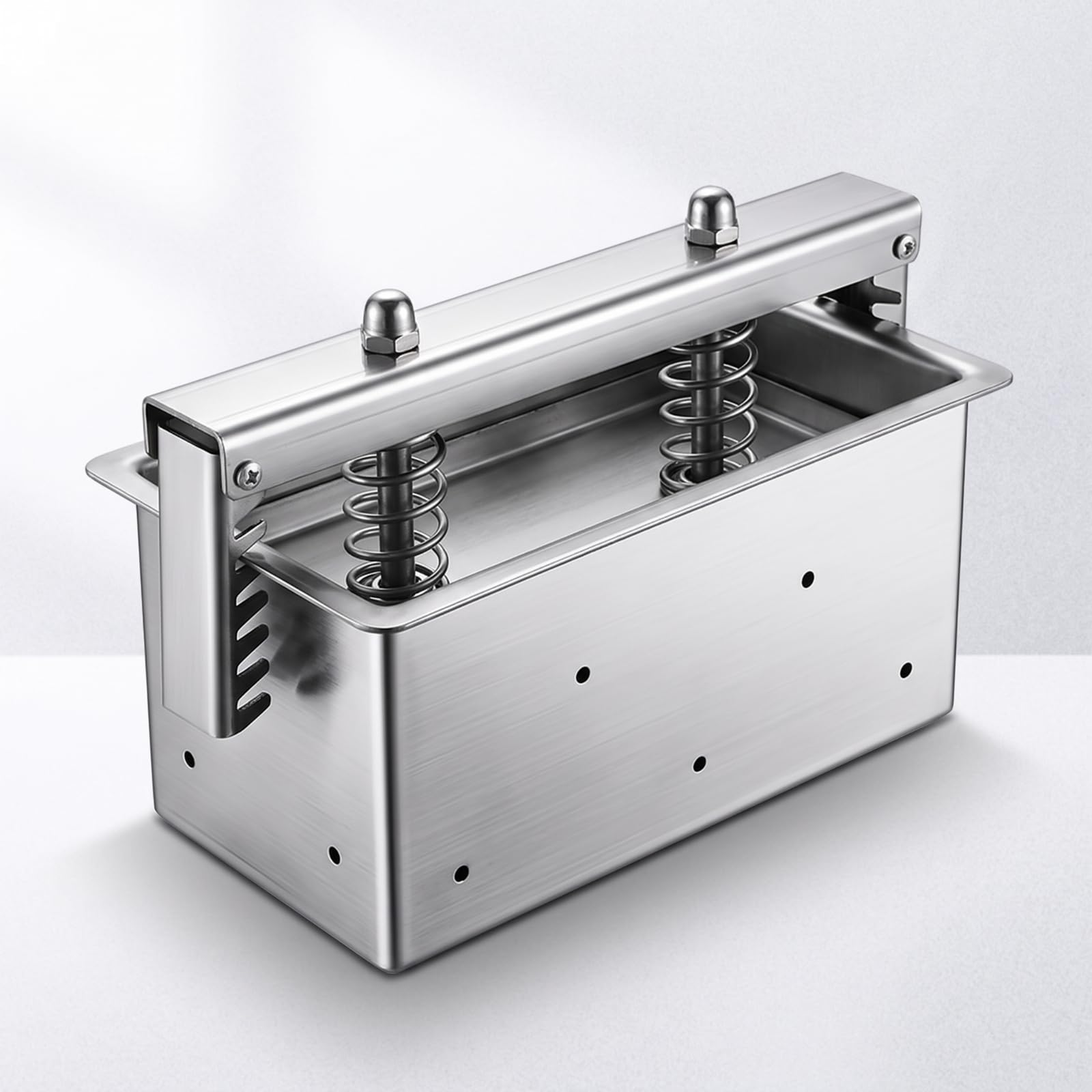 Formadora Hamburguesas Rectangular Compactador Profesional para Cocineros, 2kg 250 100 100mm