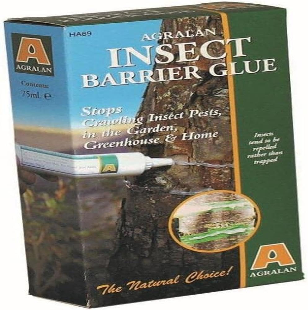 Insect Barrier Glue Stop Crawling Insects | Natural Barrier | Approx. 5m Thumb Dispenser Tube |