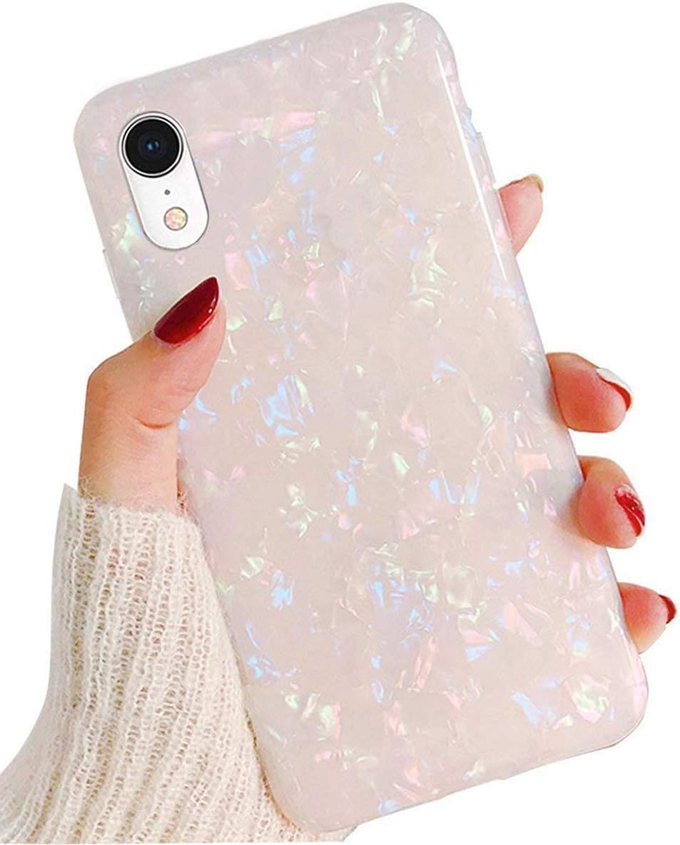 KUMTZO Compatible for iPhone XR case,Cute Girls Women Sparkling Shiny Soft TPU Silicone Back Cover for iPhone XR 6.1 inch (2018 Release)_Colorful