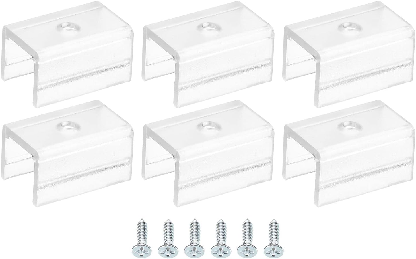 MECCANIXITY Rope Light Mounting Clips, 50 Pack Wall Channel Mounting