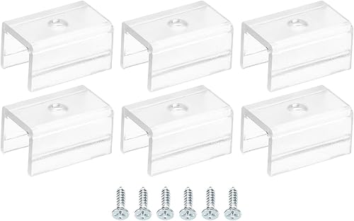 Miniatura 9 de MECCANIXITY Clips de montaje de cuerda de luz, paquete de 20 soportes de montaje de canal de pared para tira LED impermeable de 0.232 in a 0.252 in