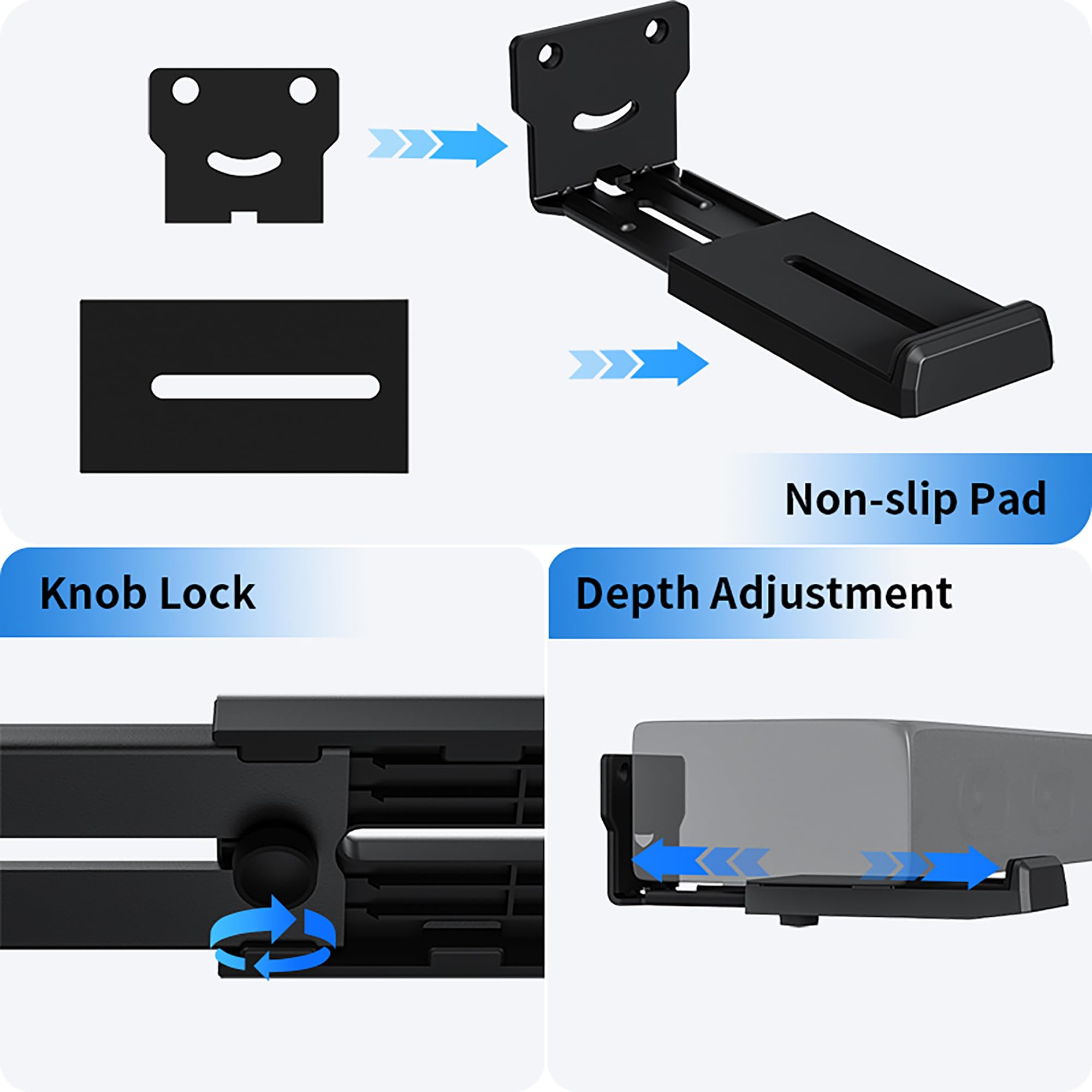 ETHU Uchwyt ścienny soundbar (czarny)
