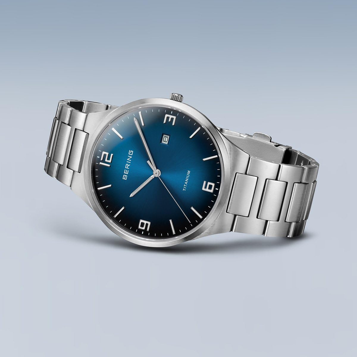 BERING Titanium 15240-777 orologio da uomo blu