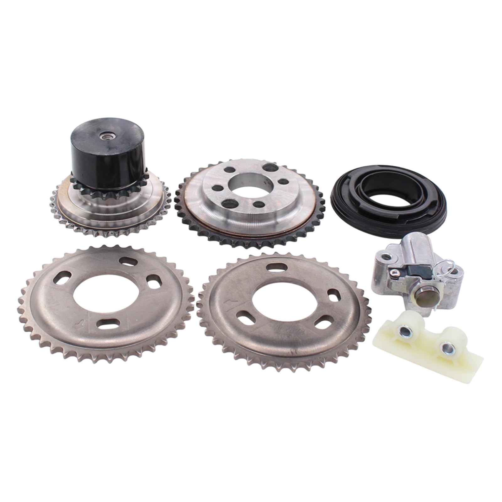 Kit catena distribuzione con guarnizione coperchio anteriore ingranaggi guarnizione albero motore per Transit mk7 2.4 TDCi RWD