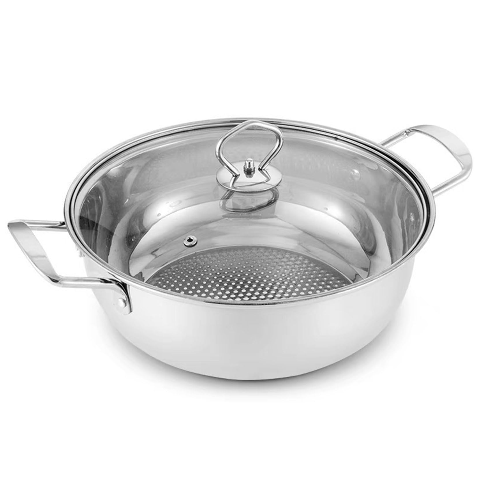 Marmite à soupe et wok induction en acier épais pour une cuisson homogène