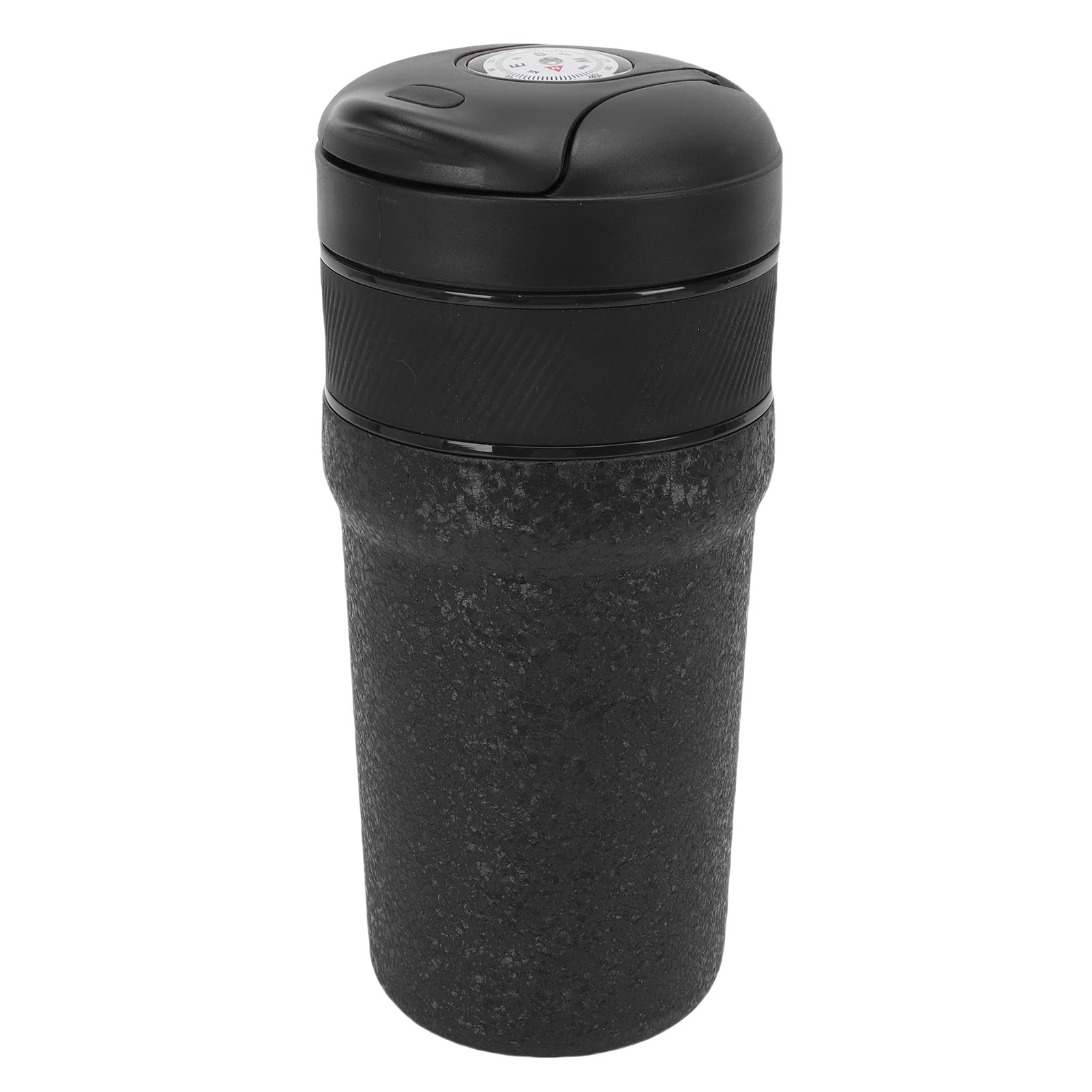Tnfeeon Tazza macinacaffè Manuale, Tazza da Viaggio macinacaffè Manuale in Acciaio Inossidabile 10 Once per Campeggio, Escursionismo, Uso in Ufficio, Mantiene il caffè Caldo Nelle Ore Calde Compatto