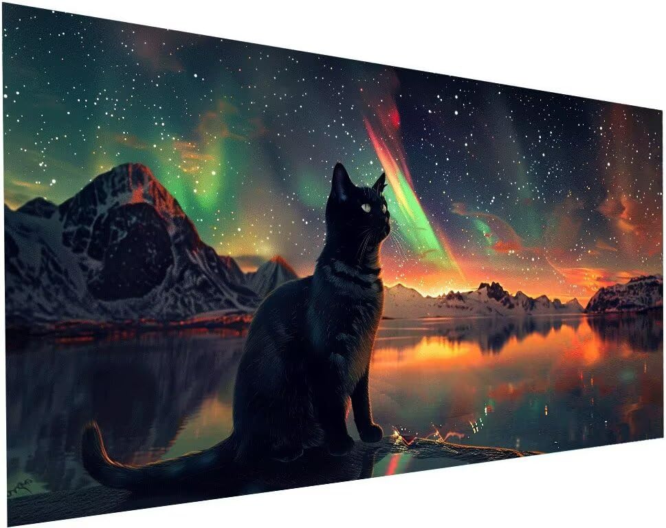 Peinture Diamant Chat S-98 : Votre Moment de Détente DIY à la Maison