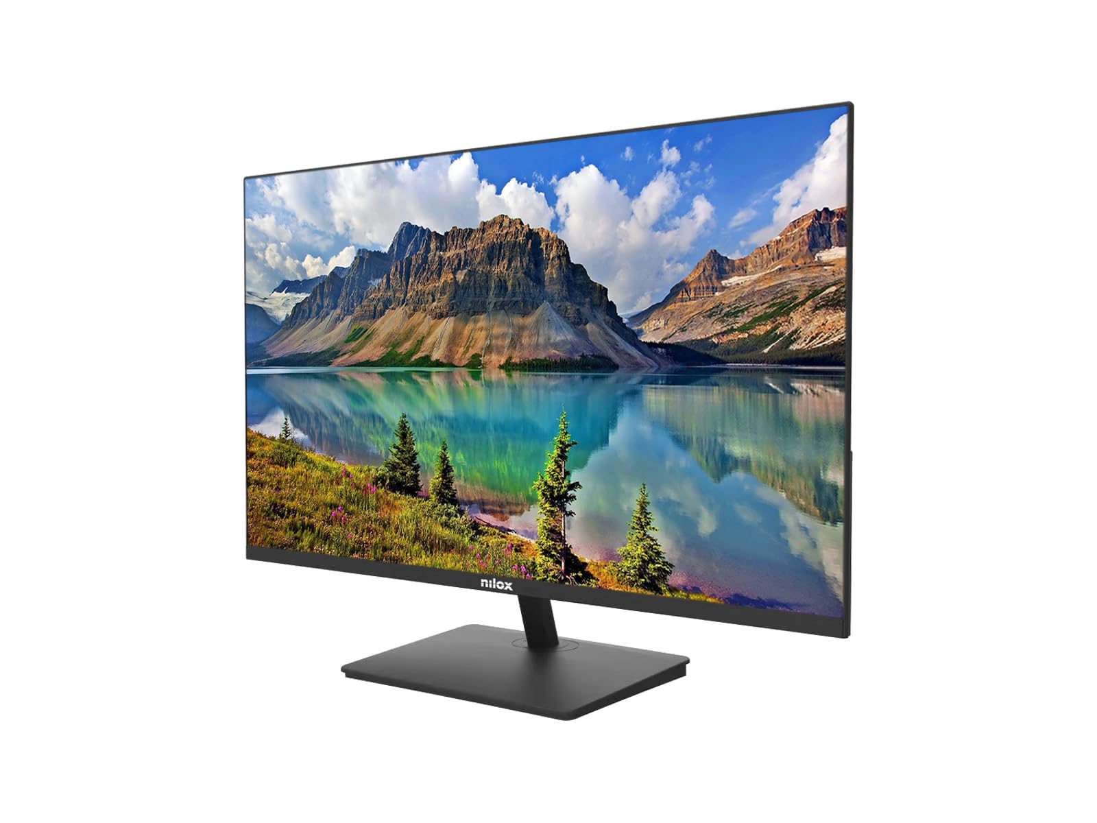 Nilox NXM24FHD21 Monitor 24 Pollici Full HD, Monitor da Computer Frameless con Risoluzione di 1920 * 1080, Frequenza 75Hz e Porte HDMI-VGA, Ottimizzato per la Protezione degli Occhi