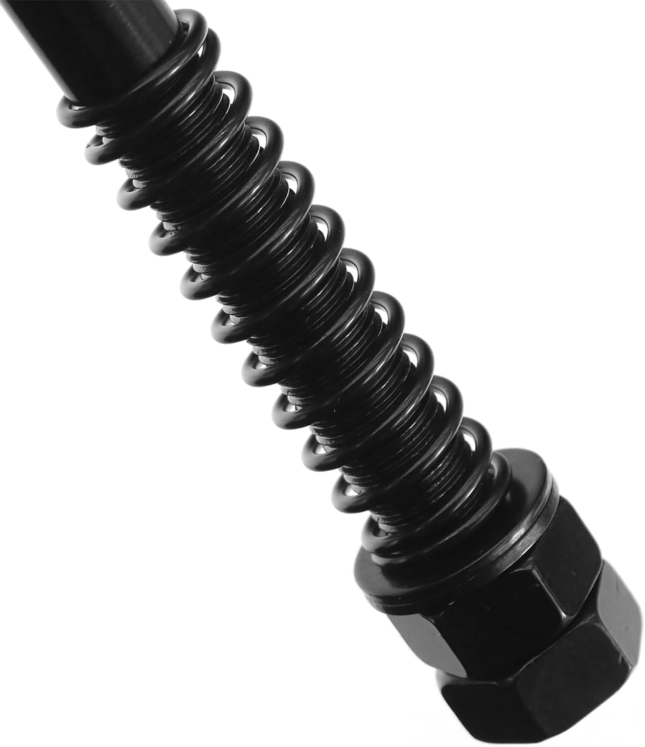 IKON MOTORSPORTS Limit Strap Clevis, Compatible with Universal Trucks SUV ATV UTV Off-Road, Adjustable Heavy Duty Weld On Suspension Mounting Kit, Black, 1PC