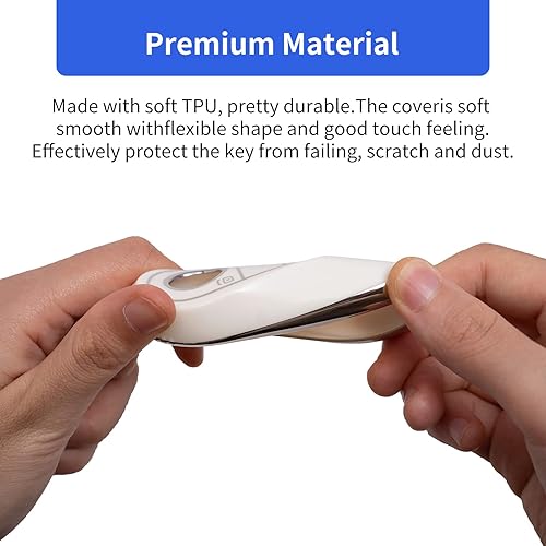 Miniatura 6 de OFFCURVE Funda para llavero con llavero para Mercedes Benz TPU Smart Key Case Protector para llave de automóvil Mercedes Benz Clase S Clase C